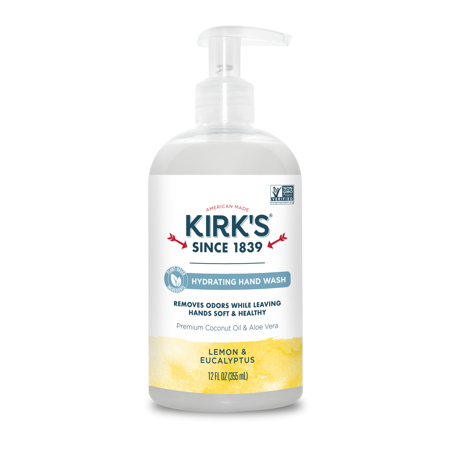 Hand Soap, Hydrating & Odor Neutralizing, Lemon & Eucalyptus