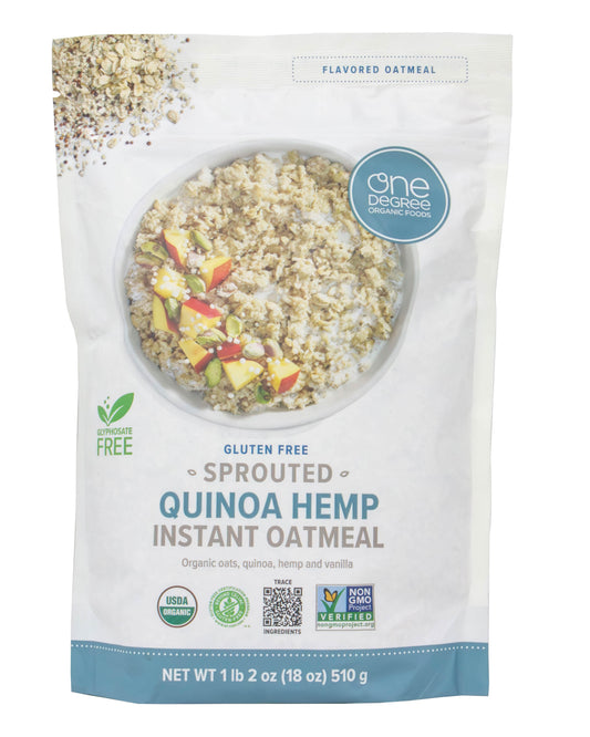 Instant Oatmeal, Sprouted Quinoa Hemp, Organic