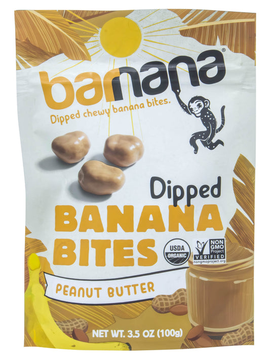 @Banana Bites, Peanut Butter, Organic