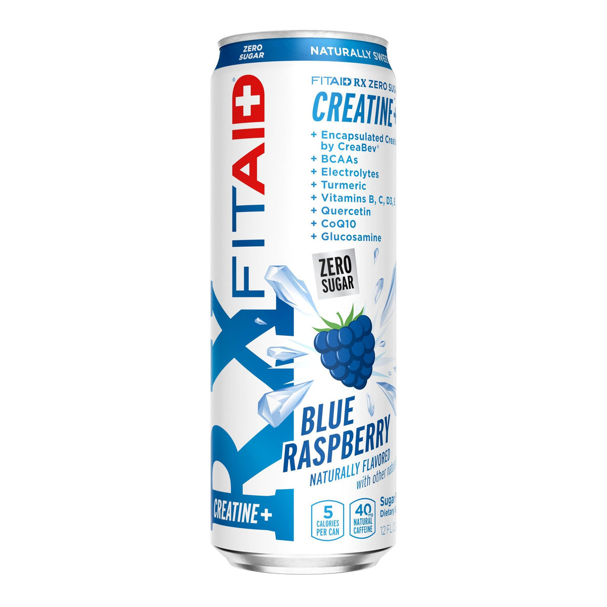 RX Creatine, Zero Sugar, Blue Raspberry