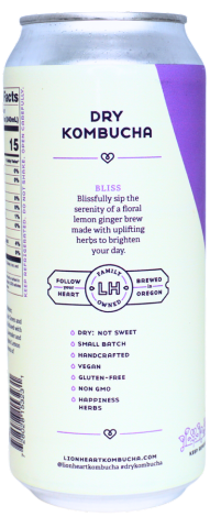 Kombucha, Bliss, Raw