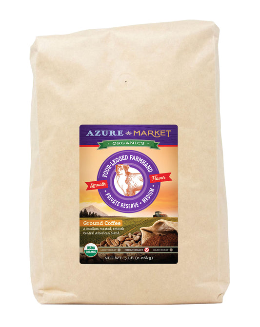 Coffee Ground, Private Reserve Medium Roast, Organic