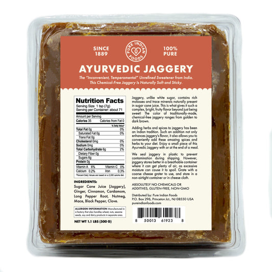 Ayurvedic Jaggery Block, Infused with herbs & spices