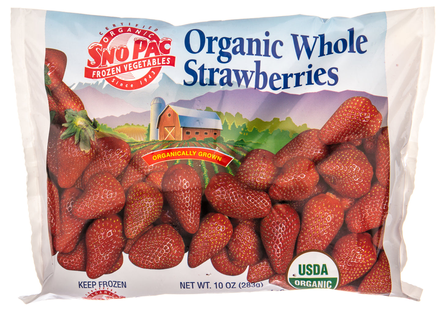 Strawberries, Frozen, Organic