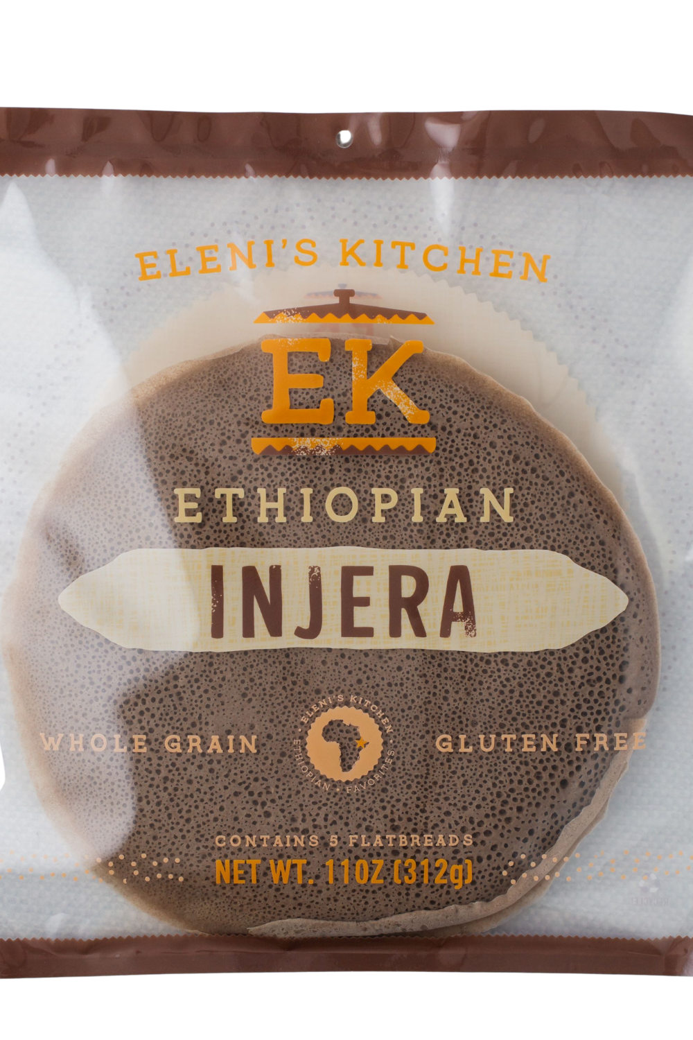 Injera, Fermented Flat Bread, Frozen