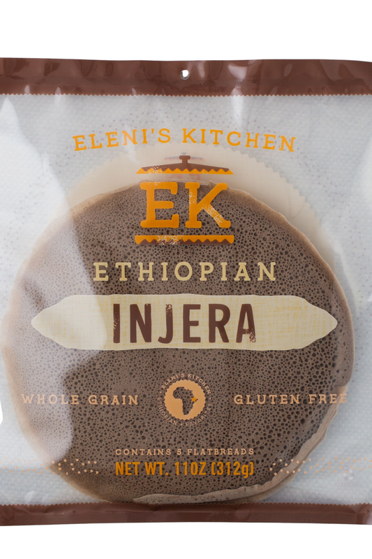 Injera, Fermented Flat Bread, Frozen