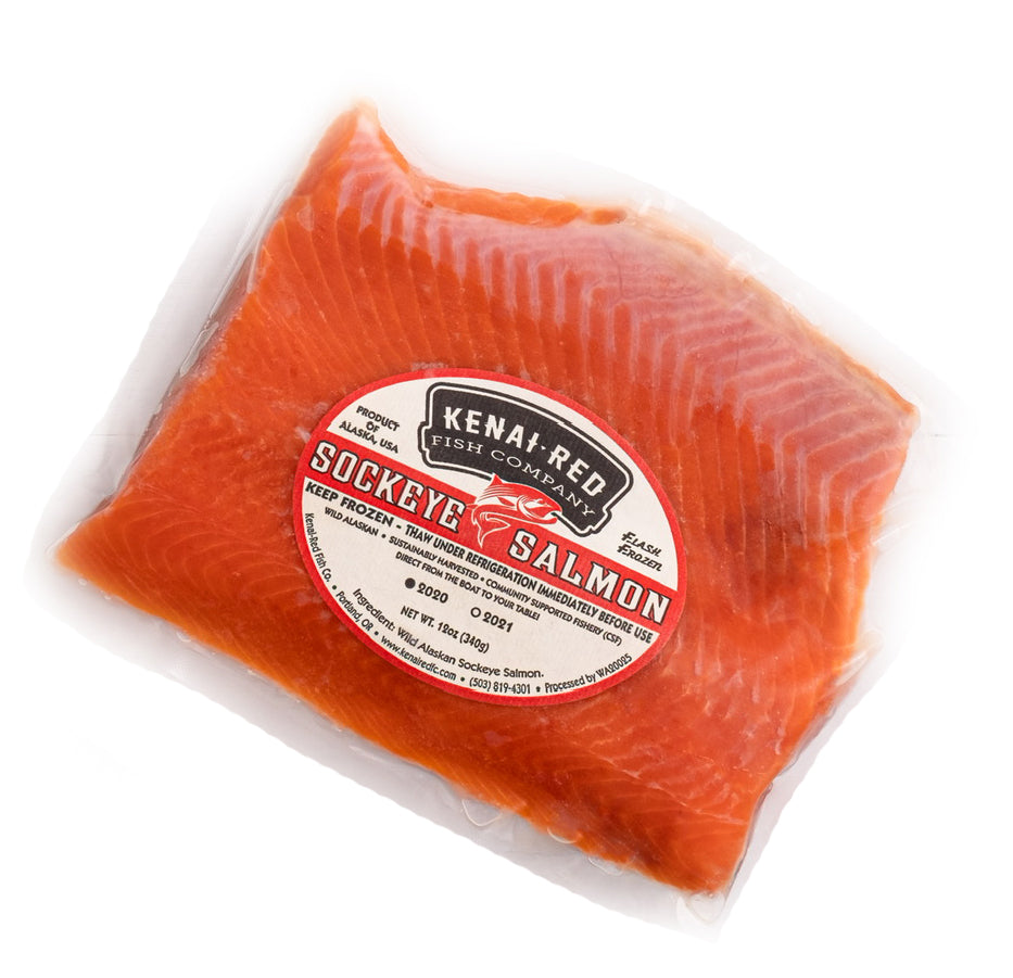 Wild Alaska, Sockeye Salmon, Portions, FROZEN