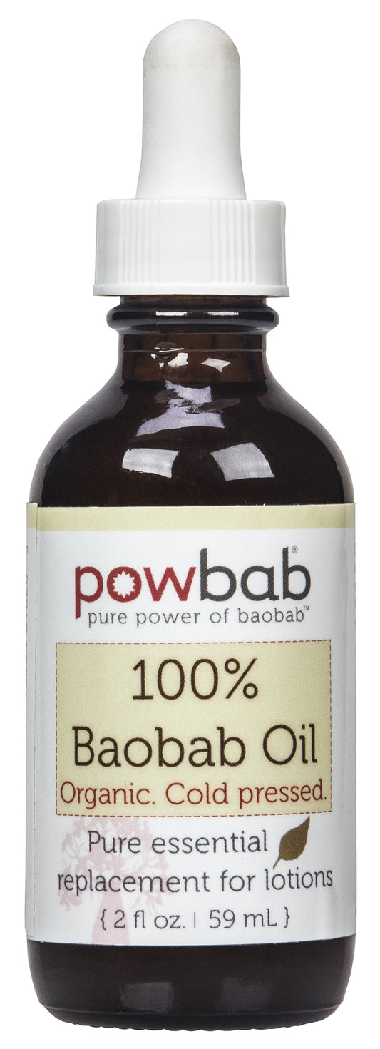 Baobab Oil, 100%, Cold Pressed, Organic