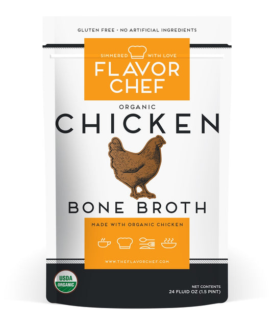 Bone Broth, Chicken, Organic, Frozen