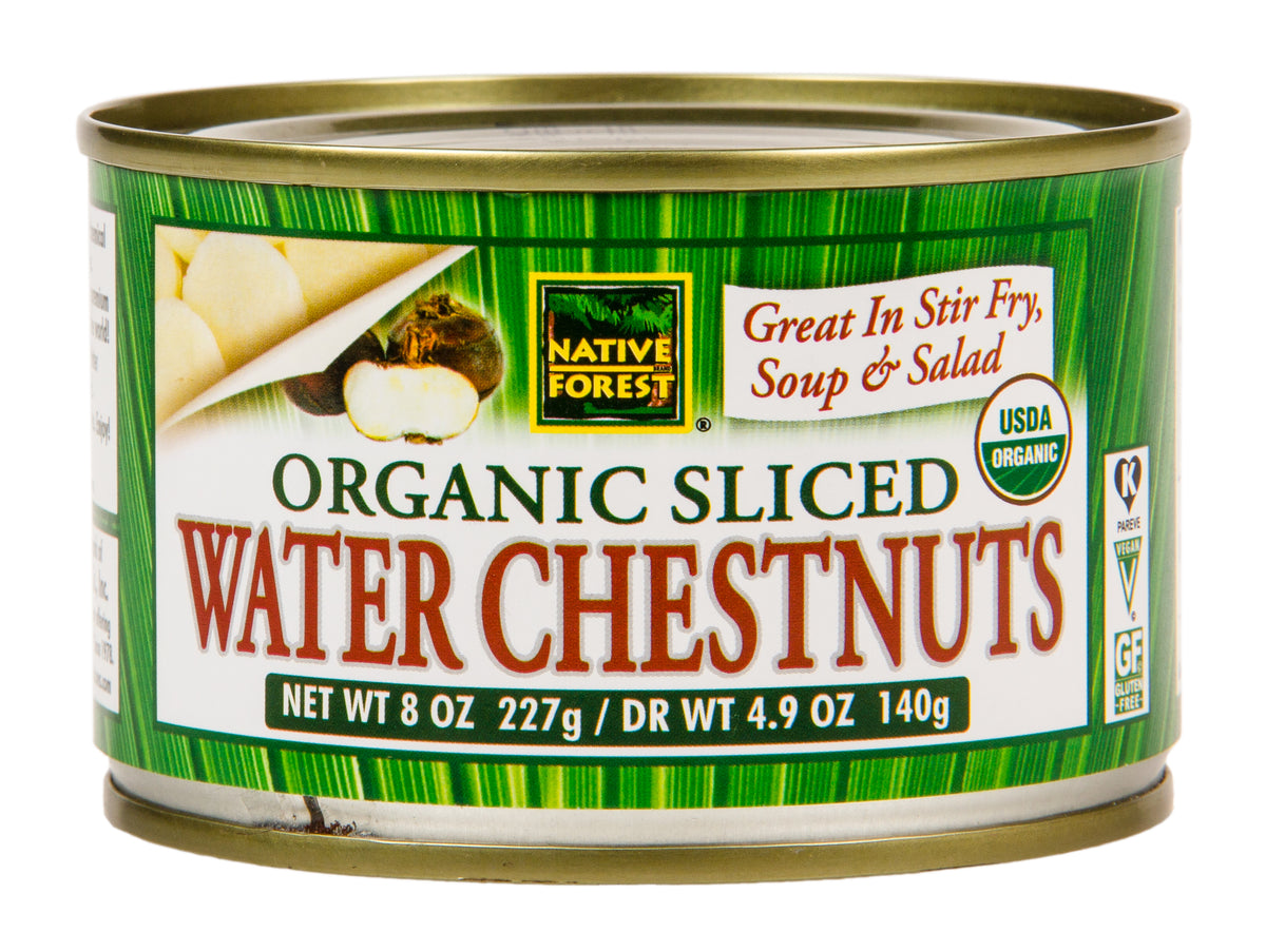 Water Chestnuts, Sliced, Organic
