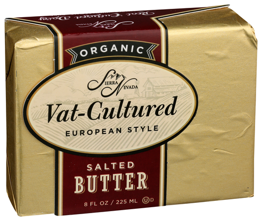 European Butter, Salted, Organic, Vat-Cultured