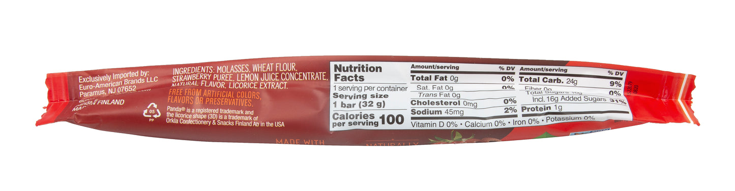 Strawberry Licorice, Soft Sticks
