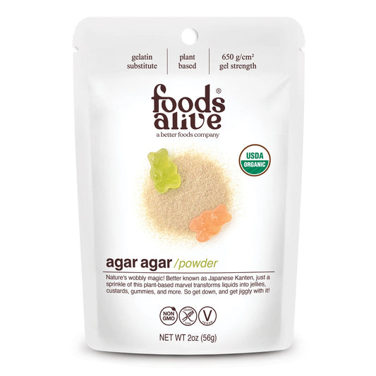 Agar Powder, Plant Based Gelatin, Organic