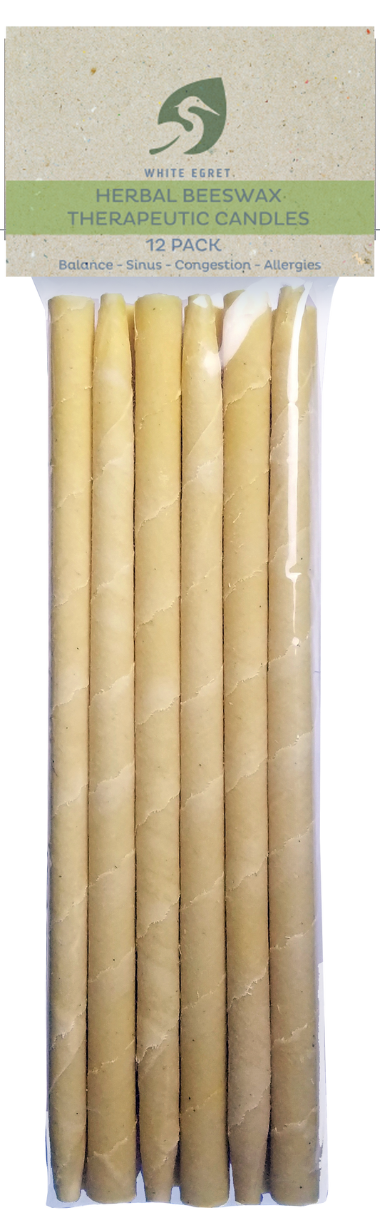 Therapeutic Candles, Herbal Beeswax, 1/2"