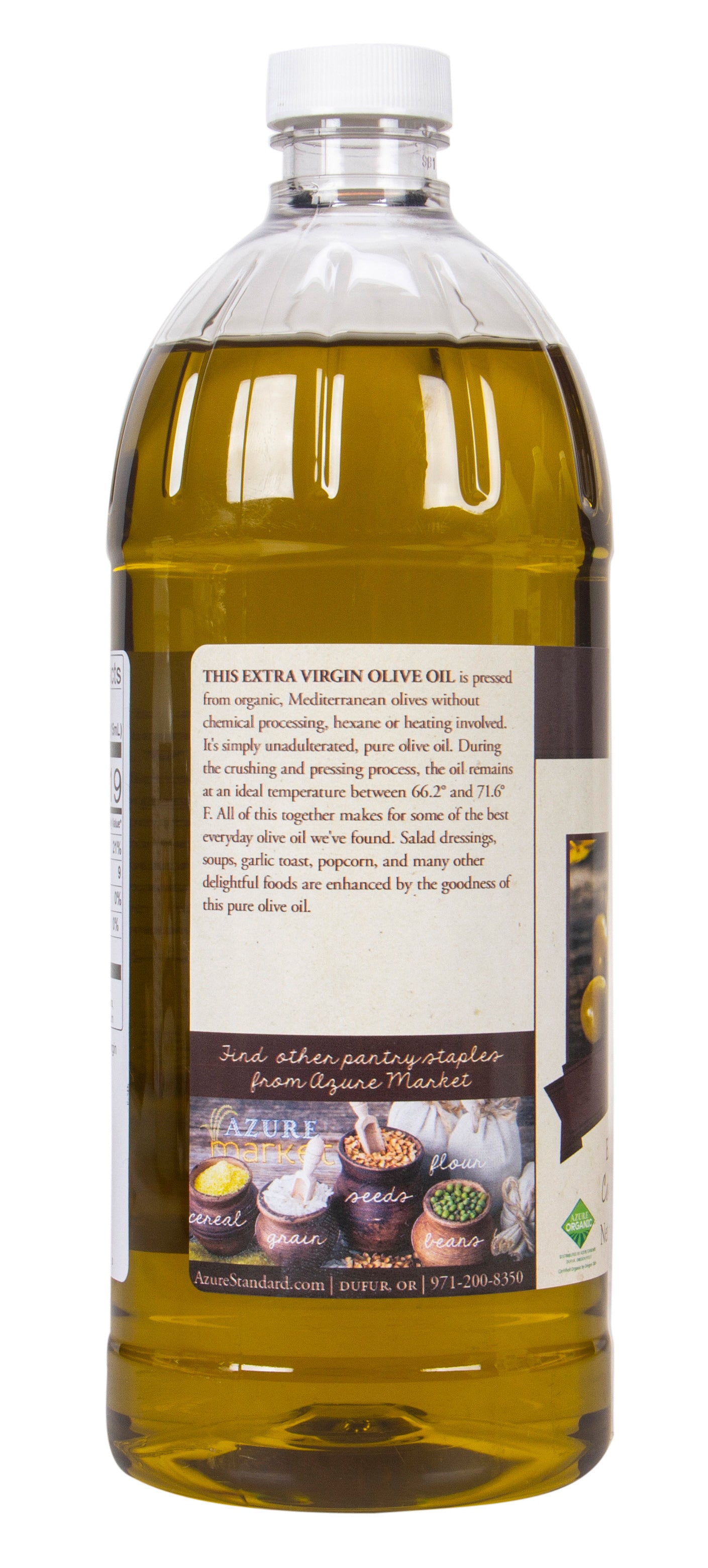 Olive Oil, Extra Virgin, Cold Pressed, Organic