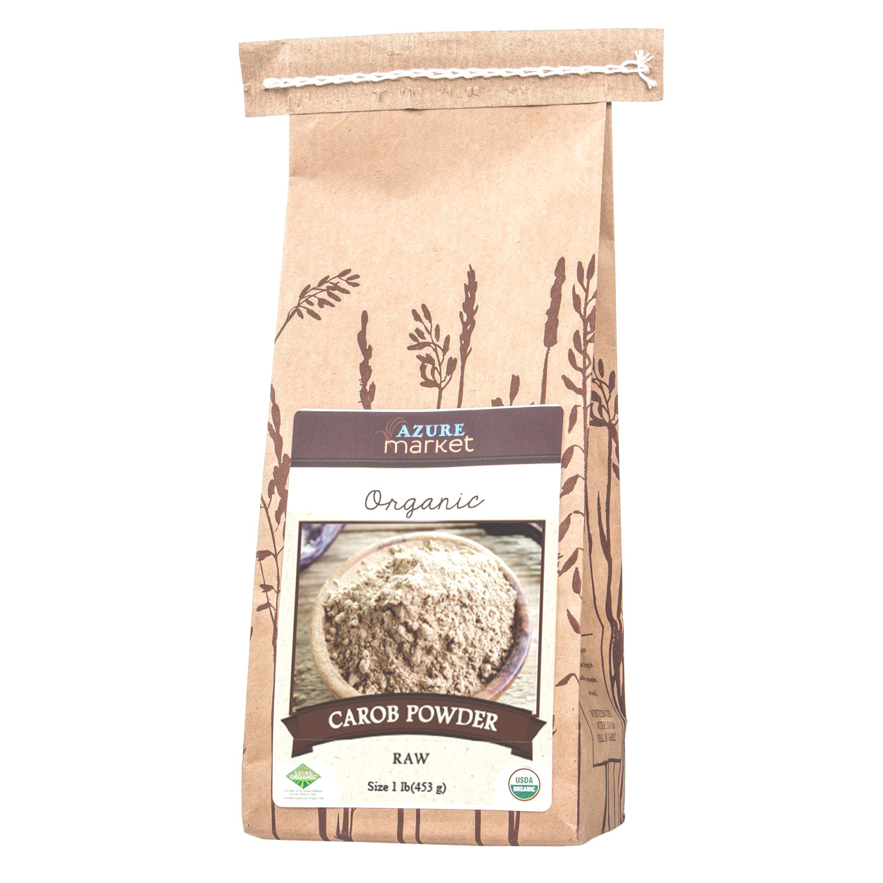 Pure Carob Powder, Raw, Organic