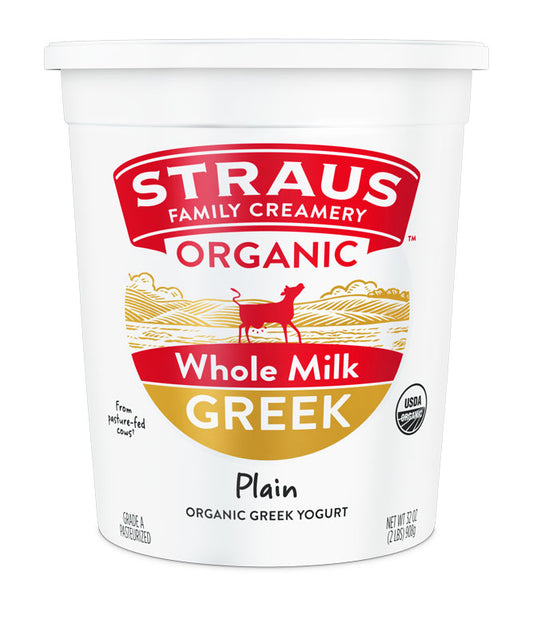 Greek Yogurt, Whole Milk, Plain, Organic