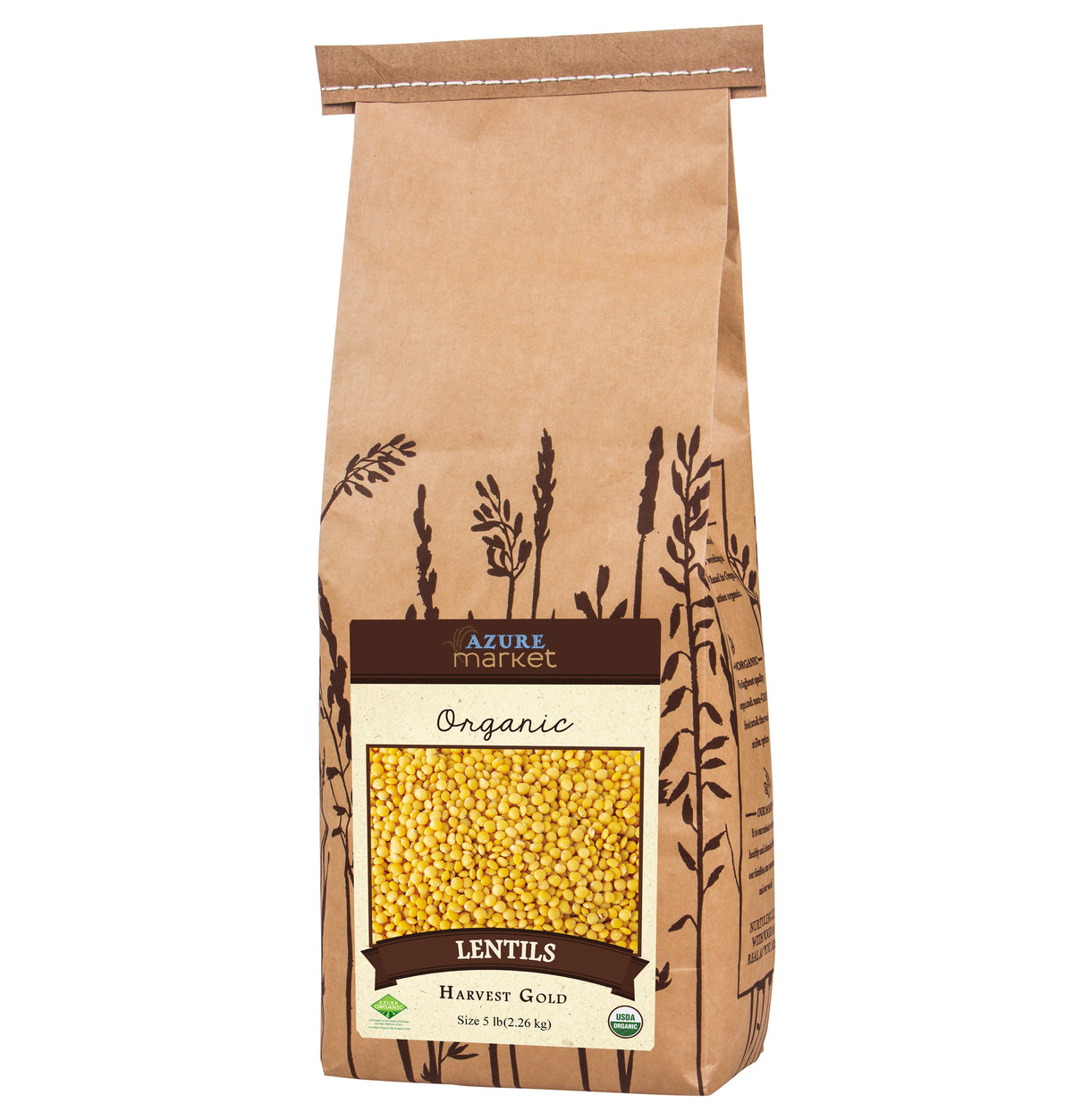 Lentils, Harvest Gold, Organic