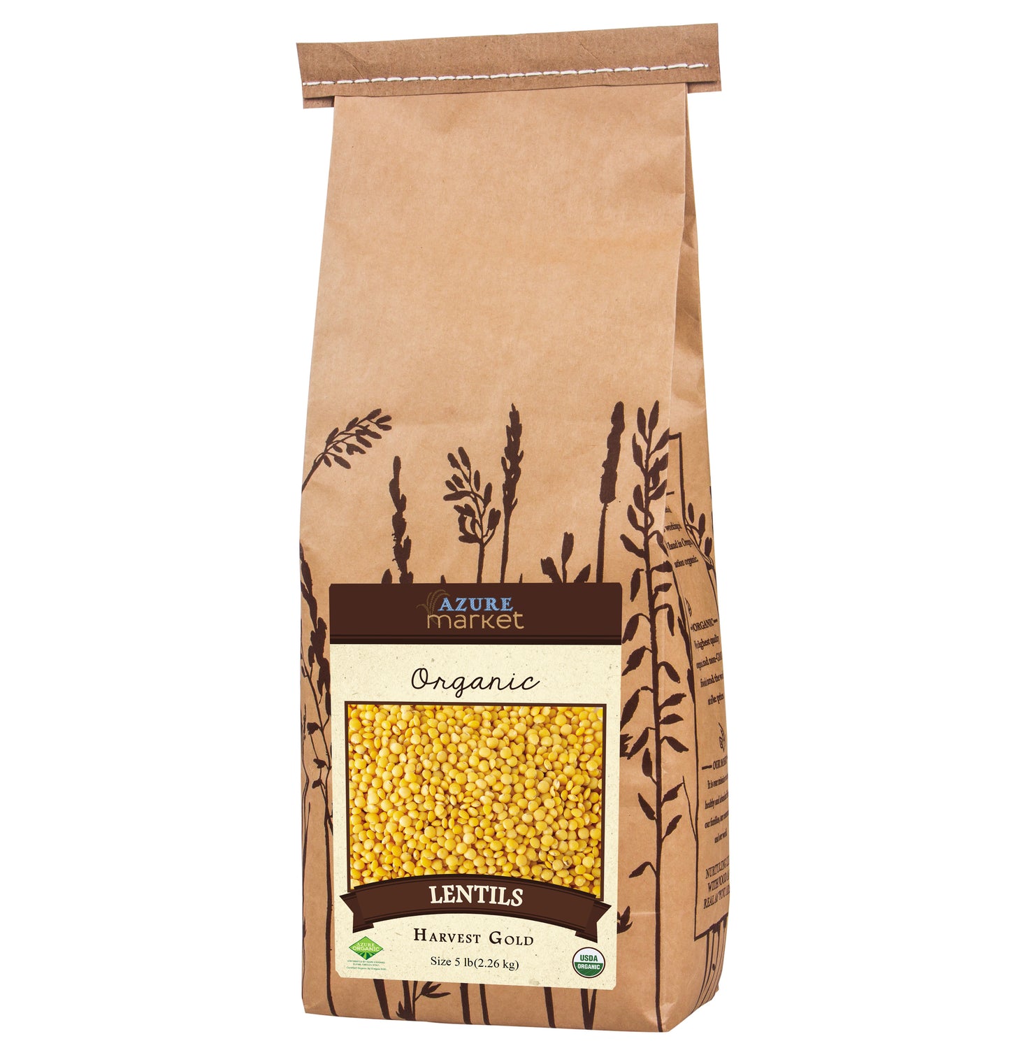 Lentils, Harvest Gold, Organic