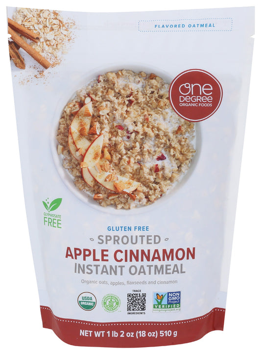Instant Oatmeal, Sprouted Apple Cinnamon, Organic