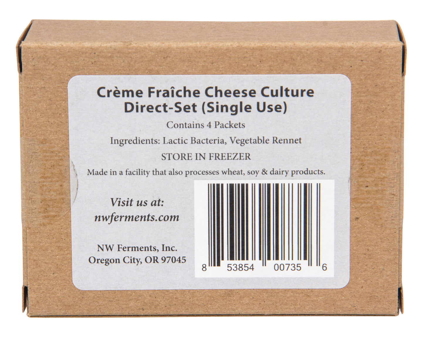 Creme Fraiche, Direct-Set, Cheese Culture Starter