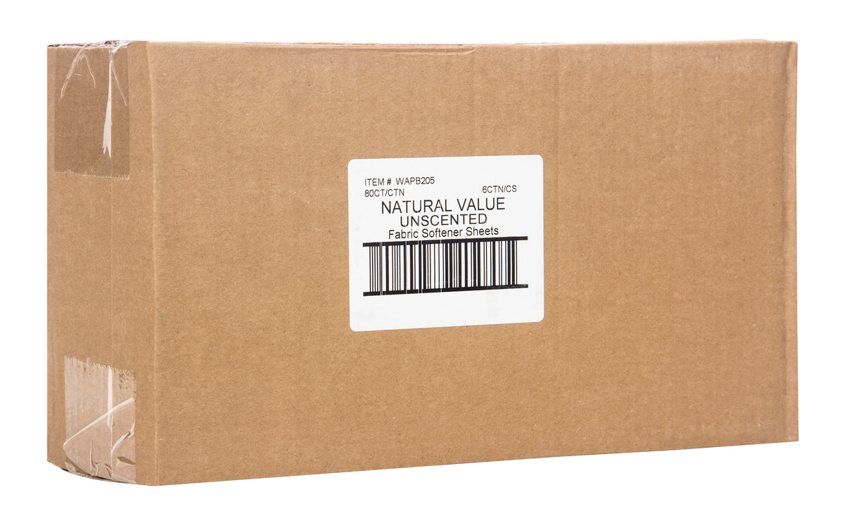 Dryer Sheets, 100% Compostable, Unscented