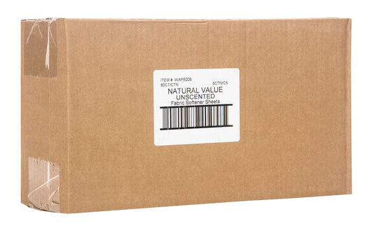 Dryer Sheets, 100% Compostable, Unscented