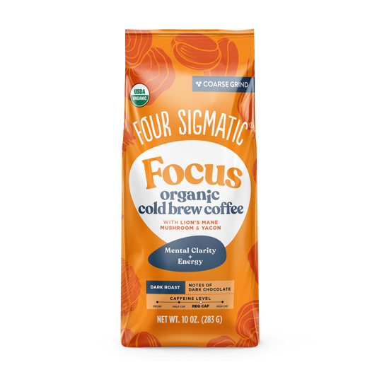 Focus Coffee, Cold Brew, Ground, Organic