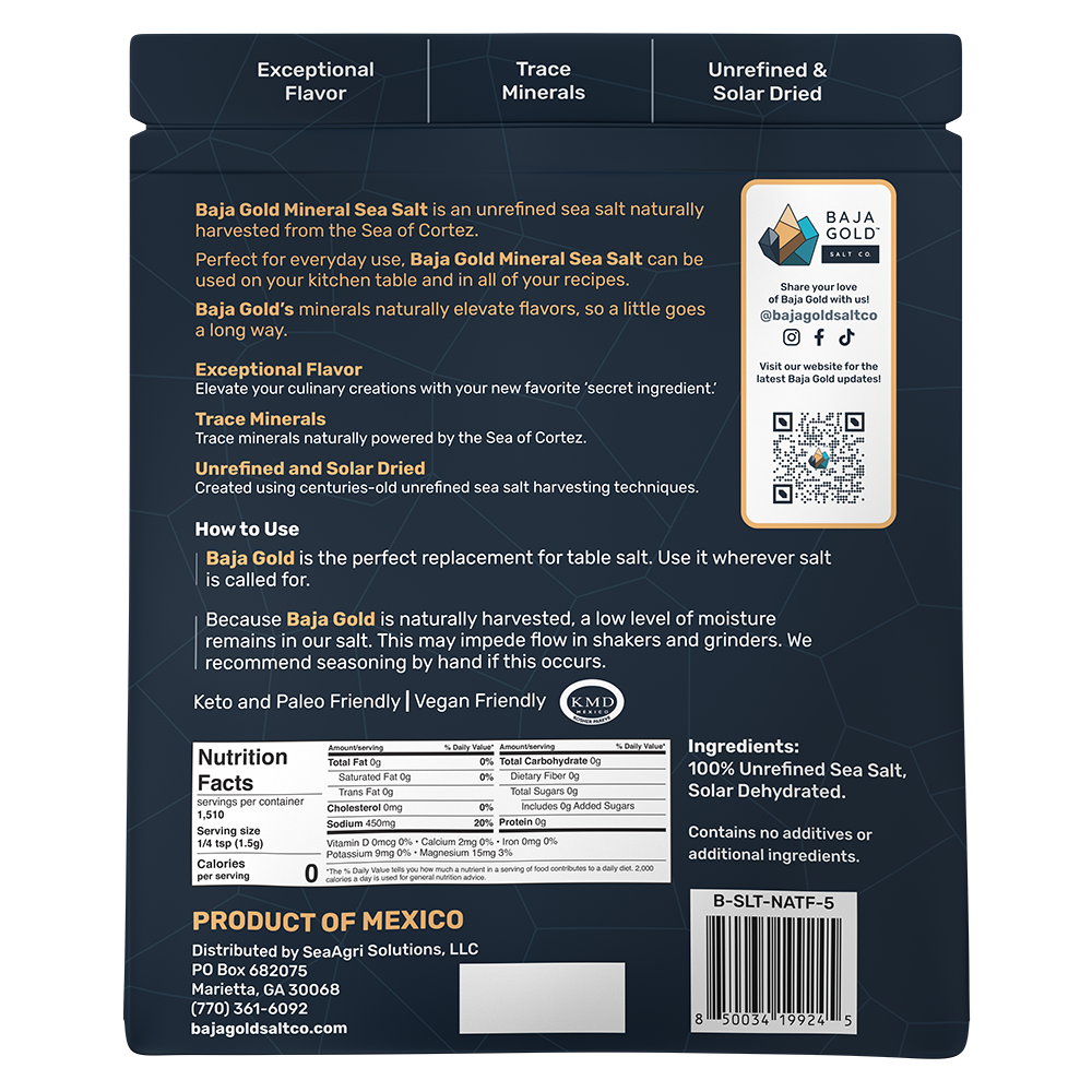 Mineral Sea Salt, Natural Grain