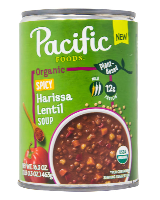 Harissa Lentil Soup, Spicy, Organic