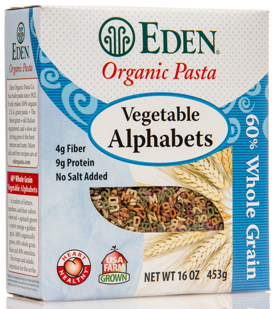 Vegetable Alphabets, Organic