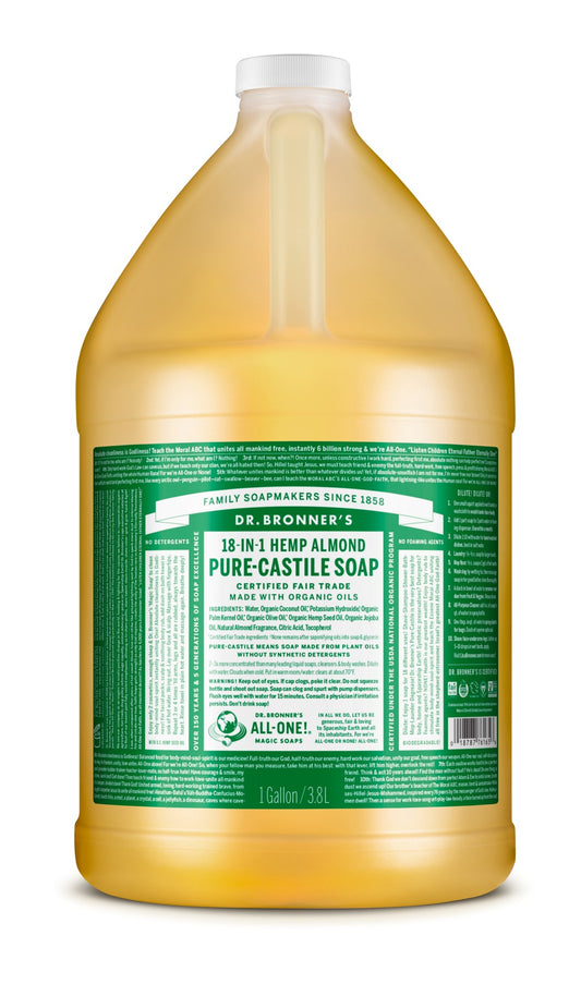 Hemp Almond Pure Castile Soap, Organic