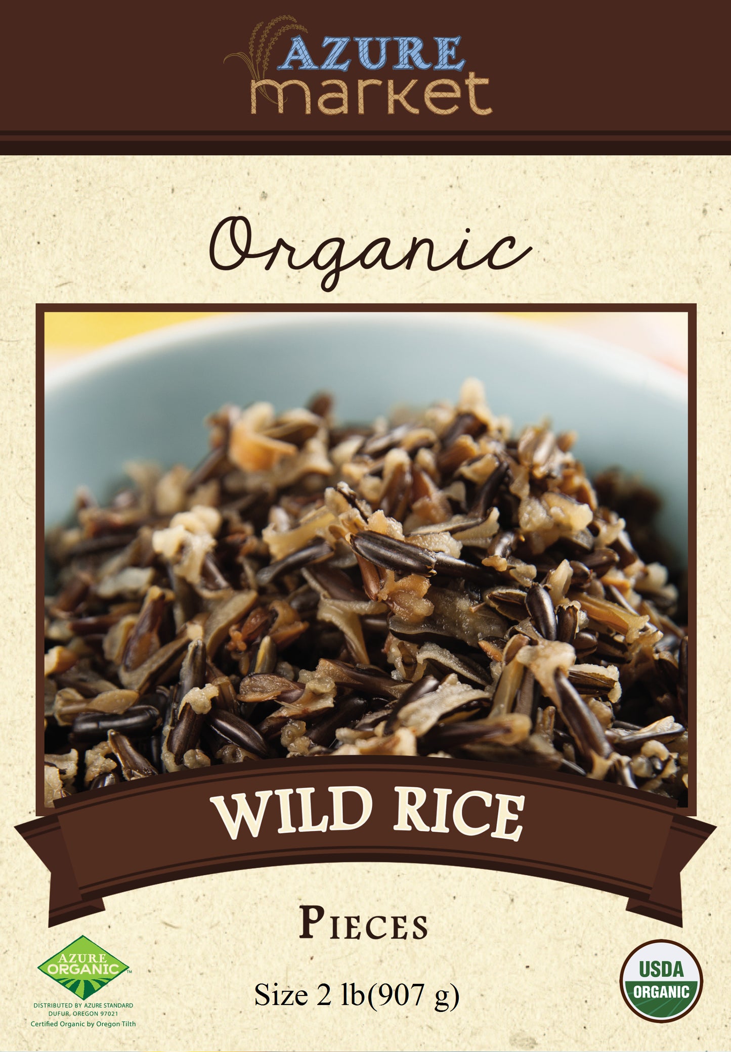 Wild Rice, Pieces, Organic