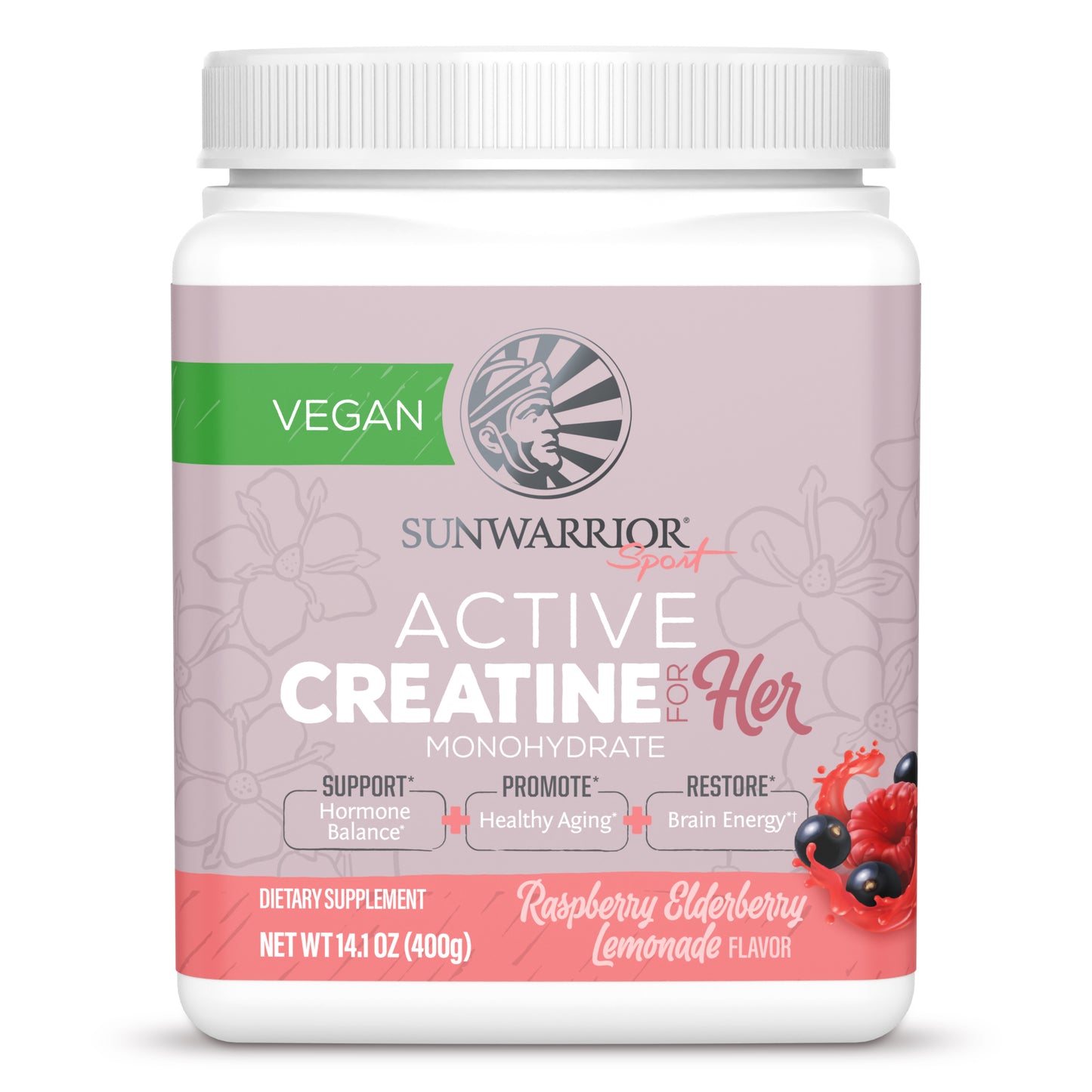 Active Creatine For Her, Raspberry Elderberry Lemonade
