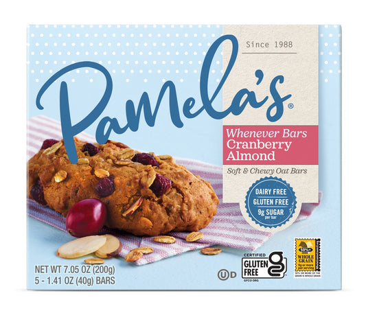Whenever Bars, Oat Cranberry Almond, Gluten Free