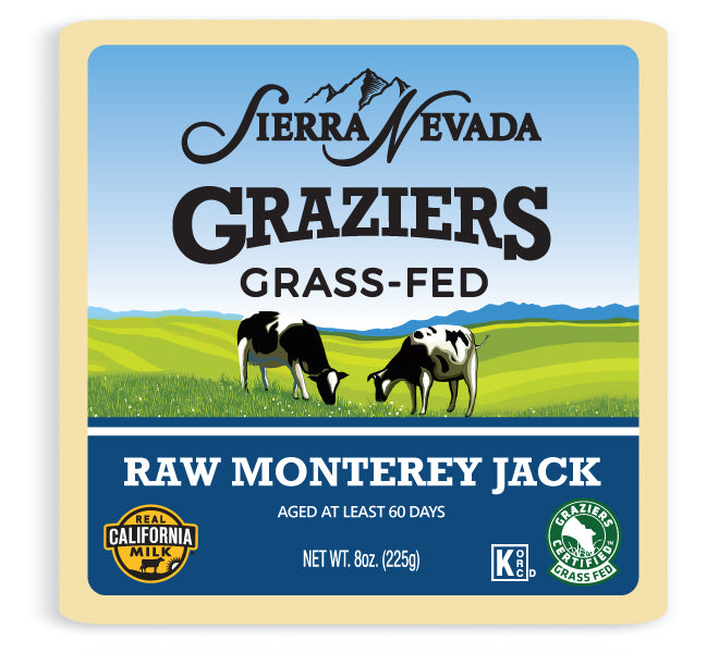 Graziers, Monterey Jack, Raw, Grass-Fed, Pastured, Random Weight