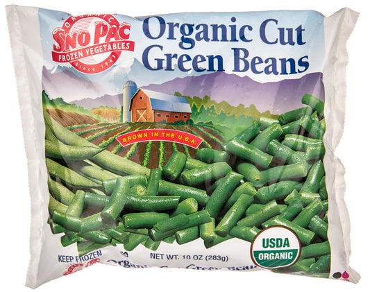 Green Beans, Cut, Frozen, Organic