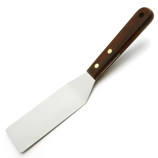 10 inch Stainless Steel Spatula, Wood handle