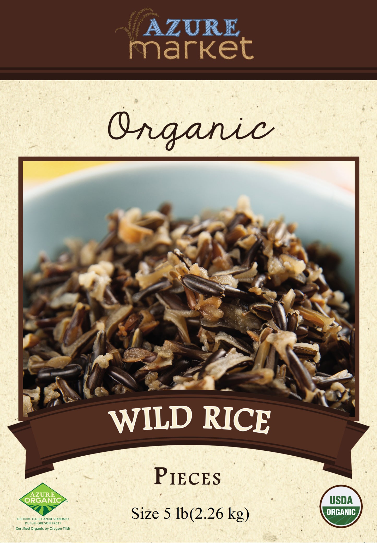 Wild Rice, Pieces, Organic