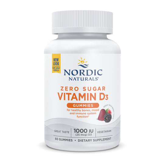 Vitamin D3 Gummies, Wild Berry, Zero Sugar