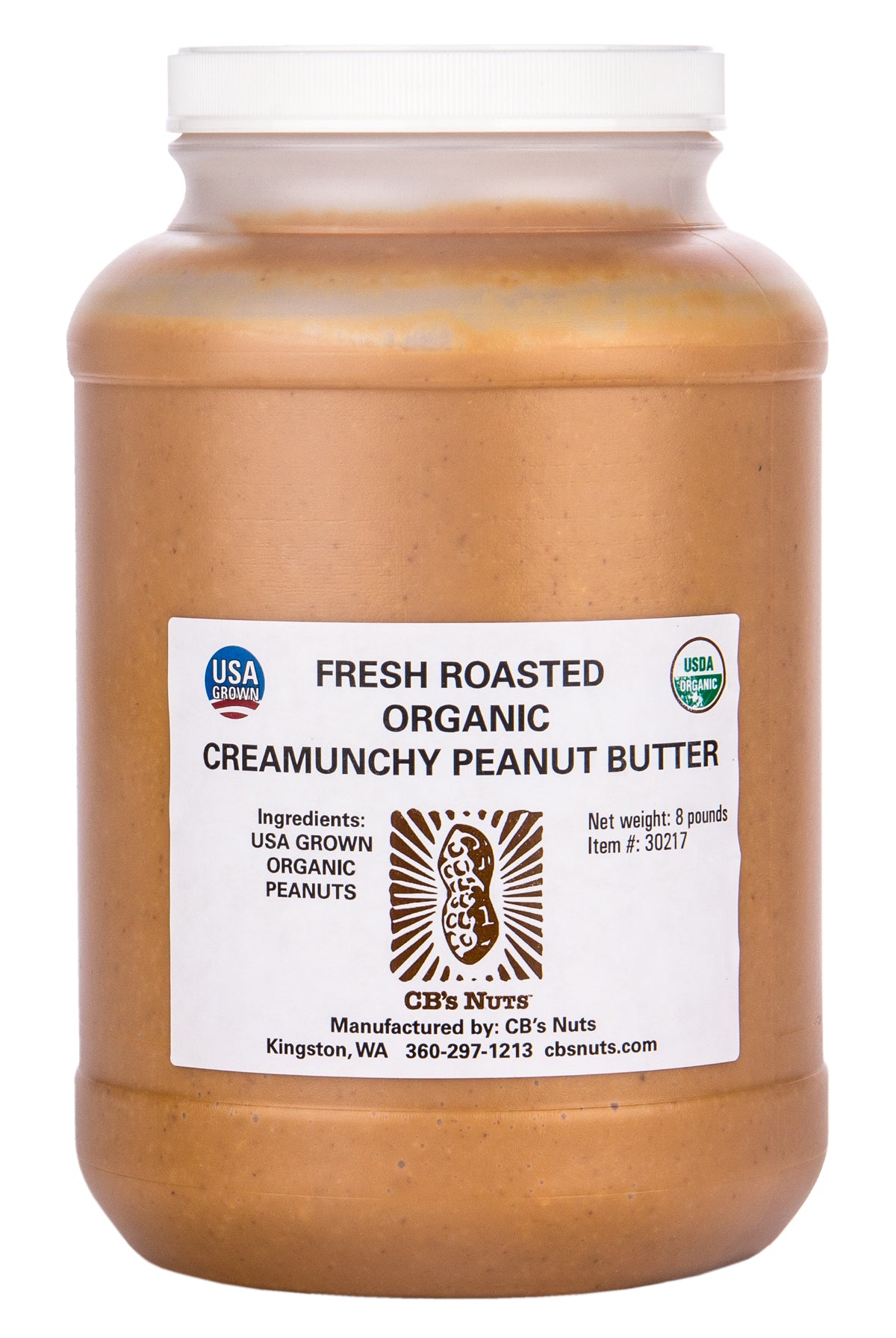 Peanut Butter, Creamunchy, Organic