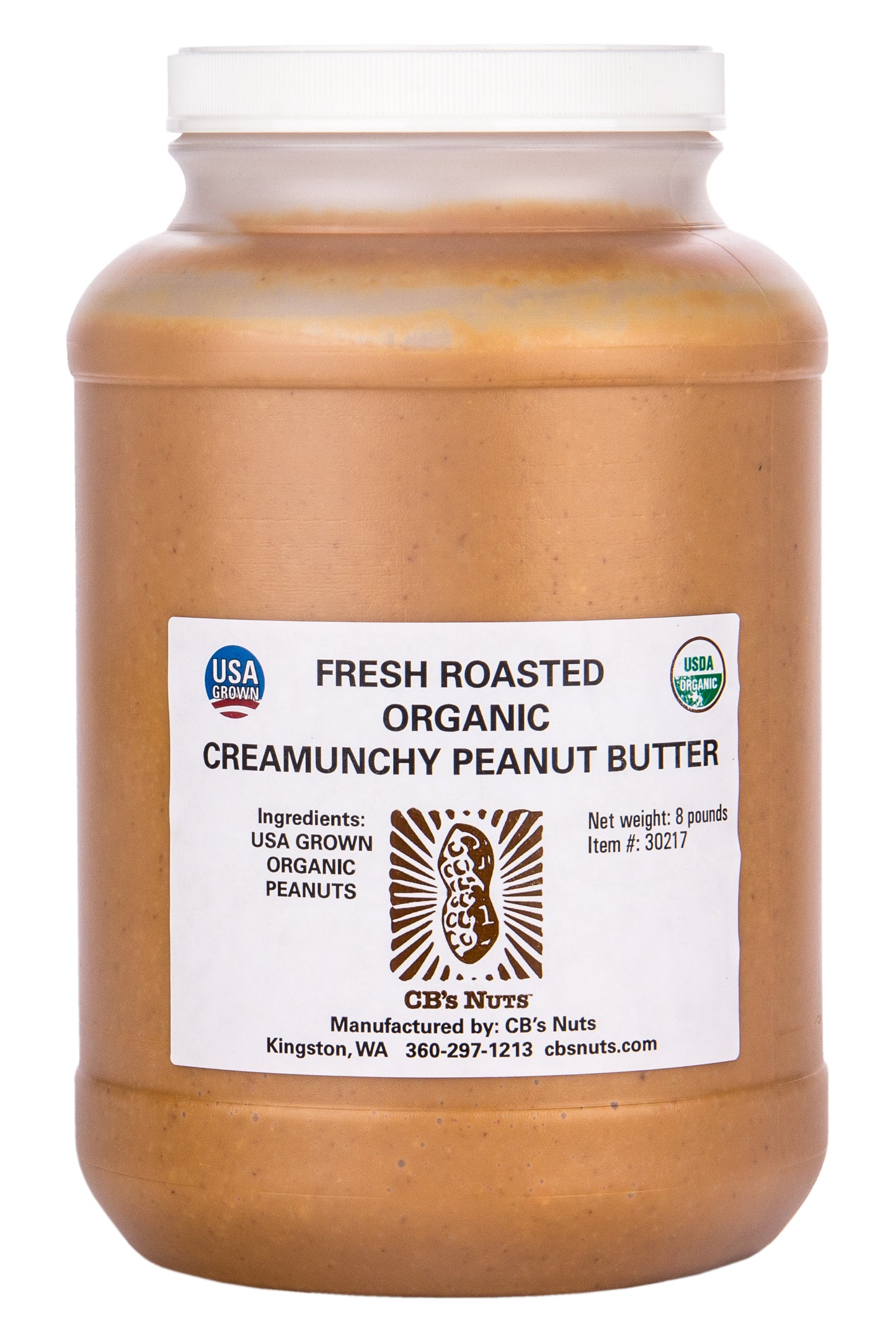 Peanut Butter, Creamunchy, Organic