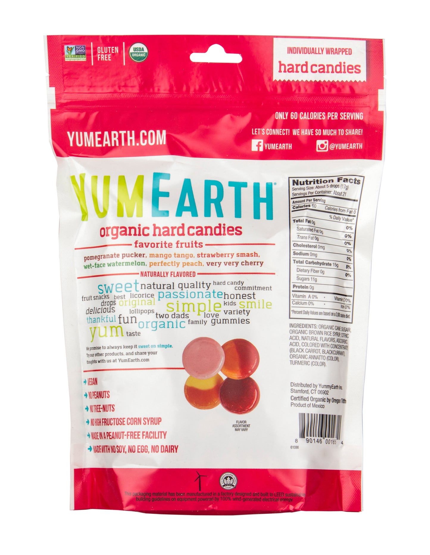 Drops, Assorted Fruit Flavors, Organic
