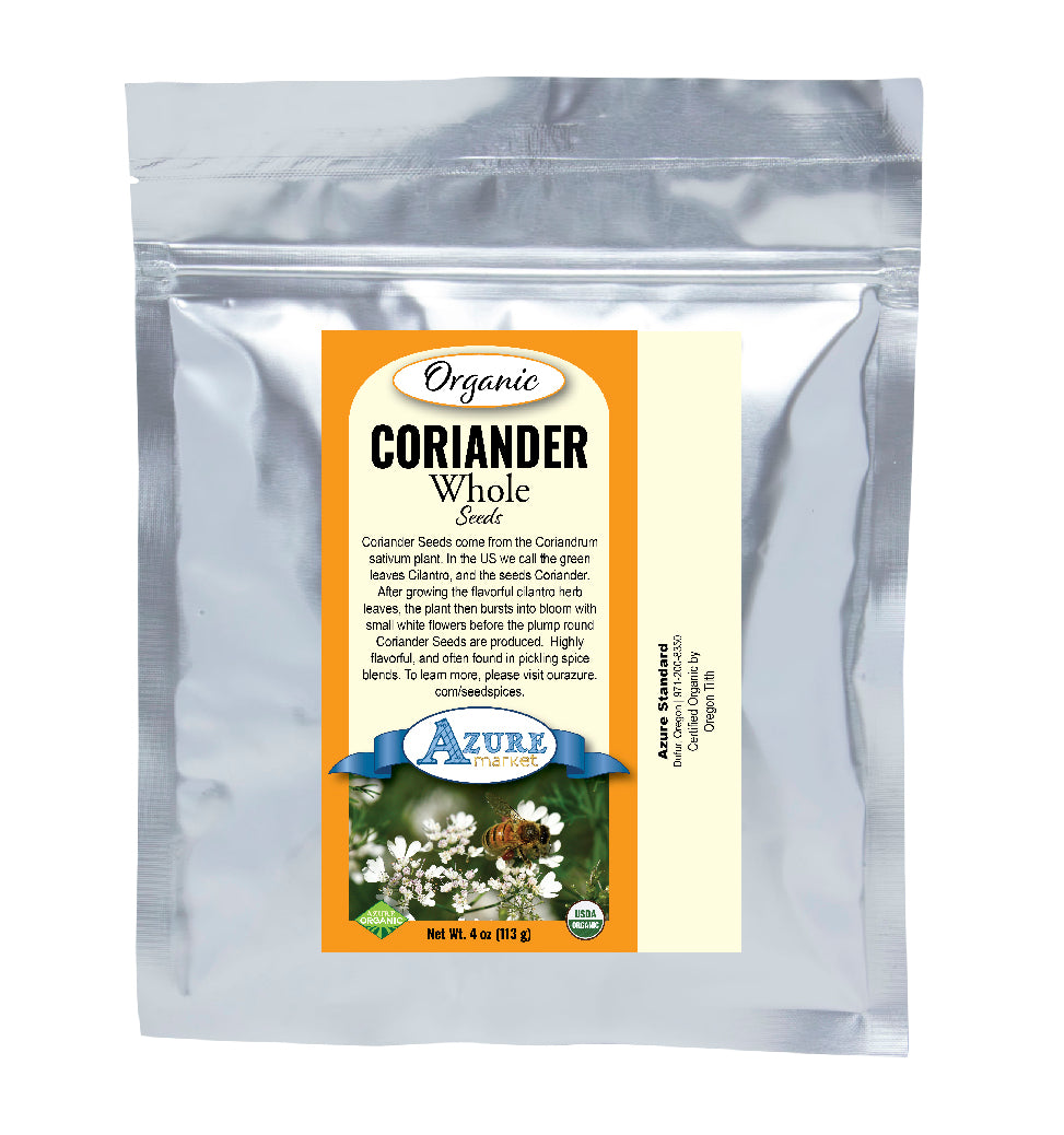 Coriander Seeds, Whole, Organic