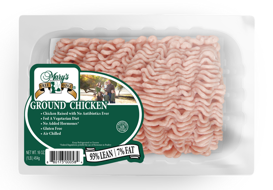 Chicken, Ground, Frozen, Organic