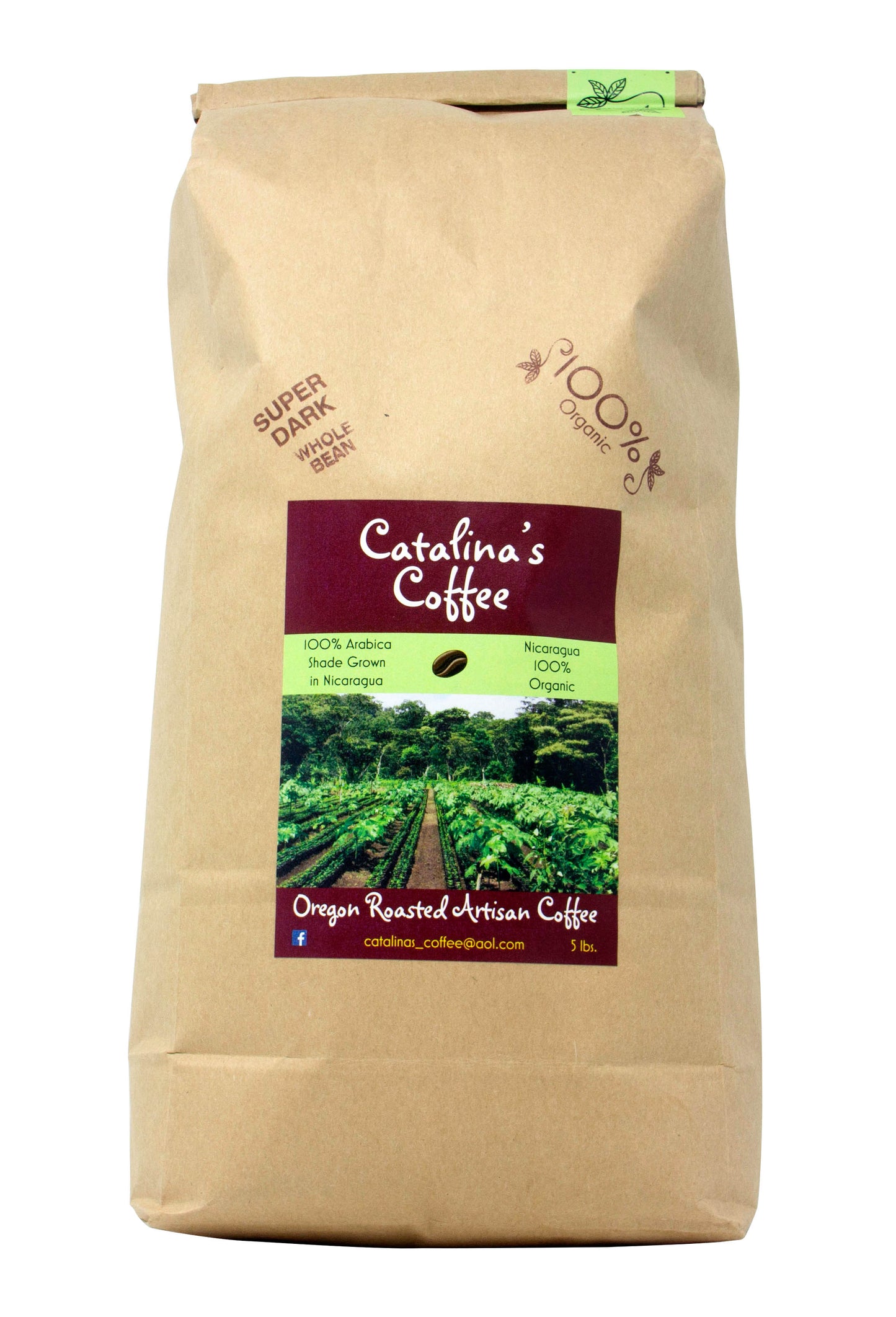 Coffee, Whole Bean, 100% Arabica Super Dark