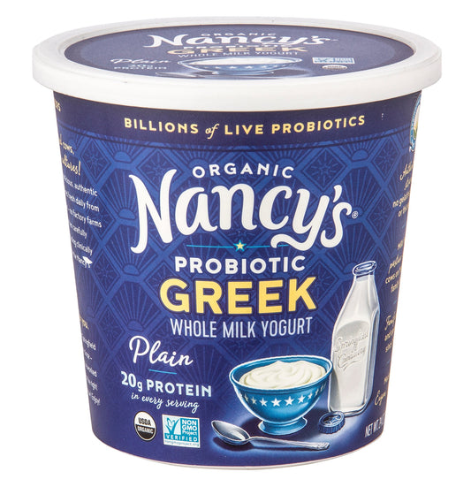 Greek Yogurt, Whole Milk, Plain, Organic