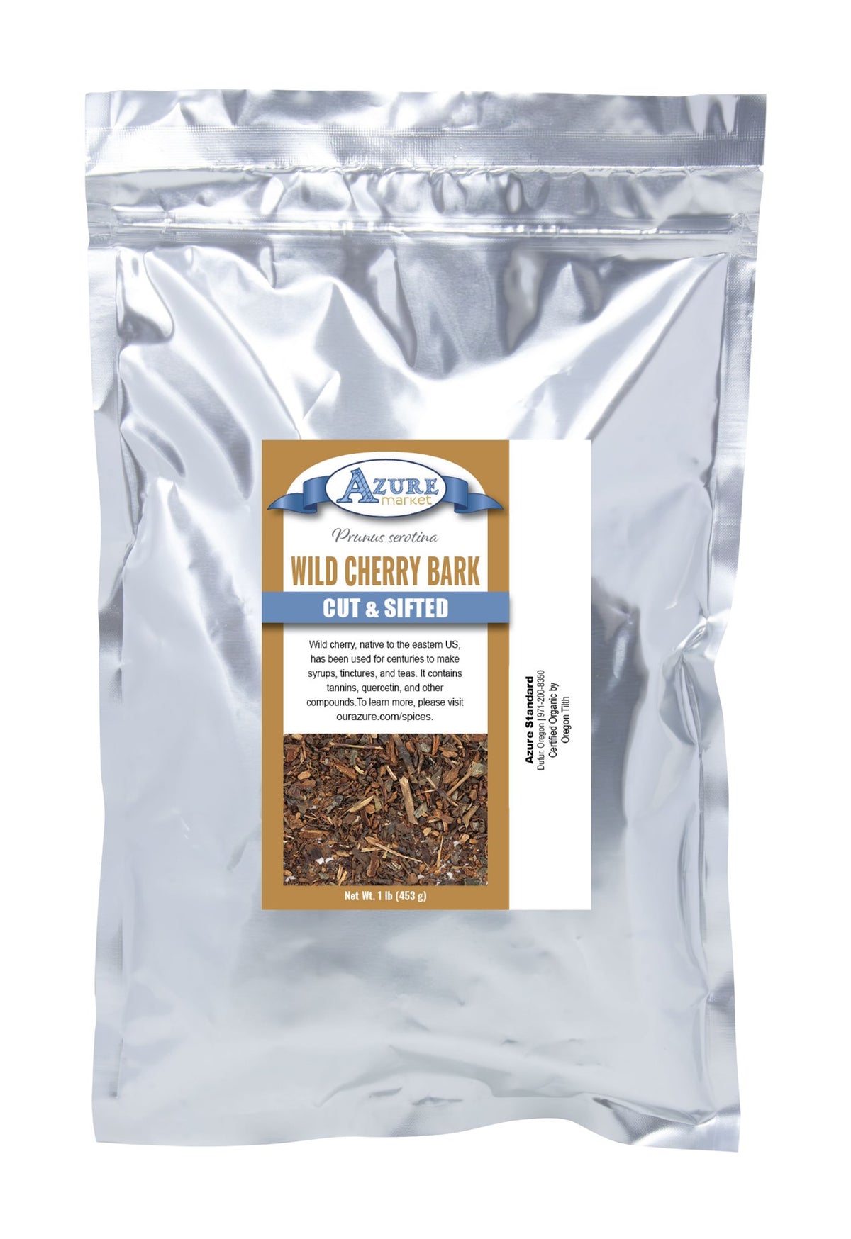 Wild Cherry Bark, Cut & Sifted