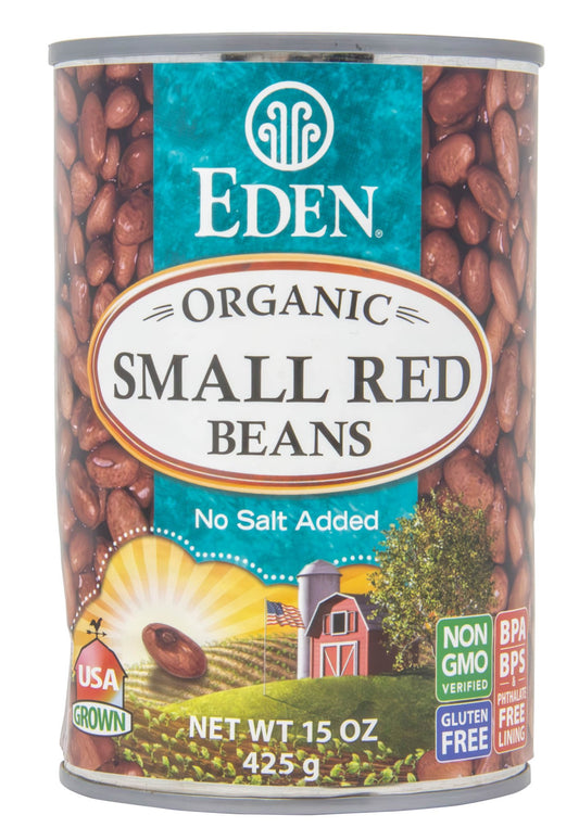 Small Red Beans, Canned, Organic