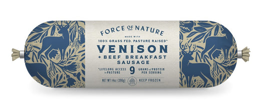 Venison Breakfast Sausage, Grass-Fed, Frozen